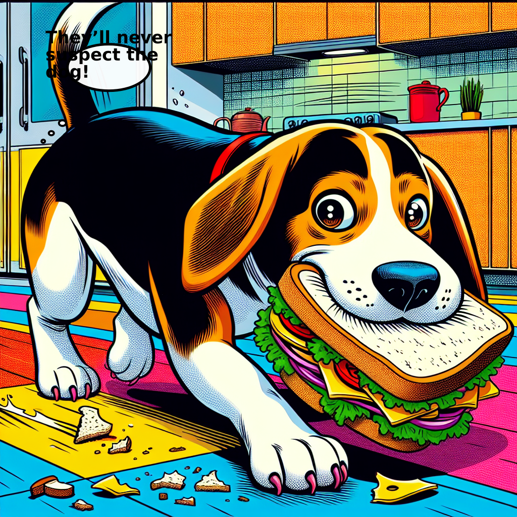 Daily Evil Beagle cartoon for April 22, 2026